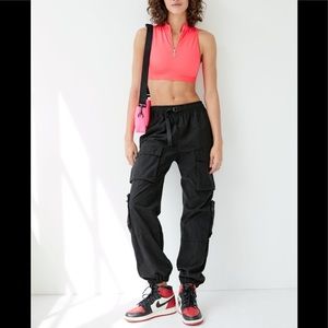 TNA overload cargo pants in light brown